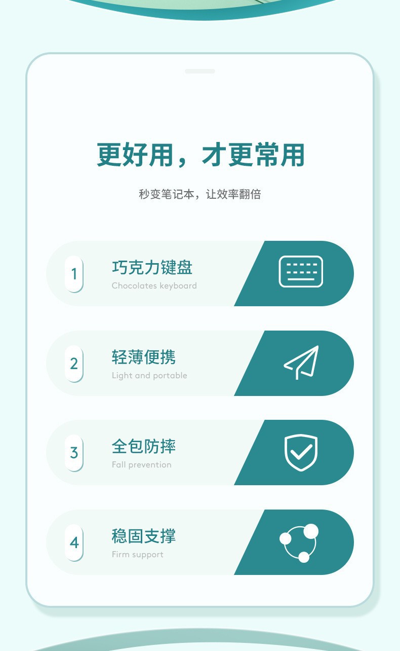 适用键盘皮套一体妙控套装无线触控键盘ipad10.2/10.5通用保护套 5