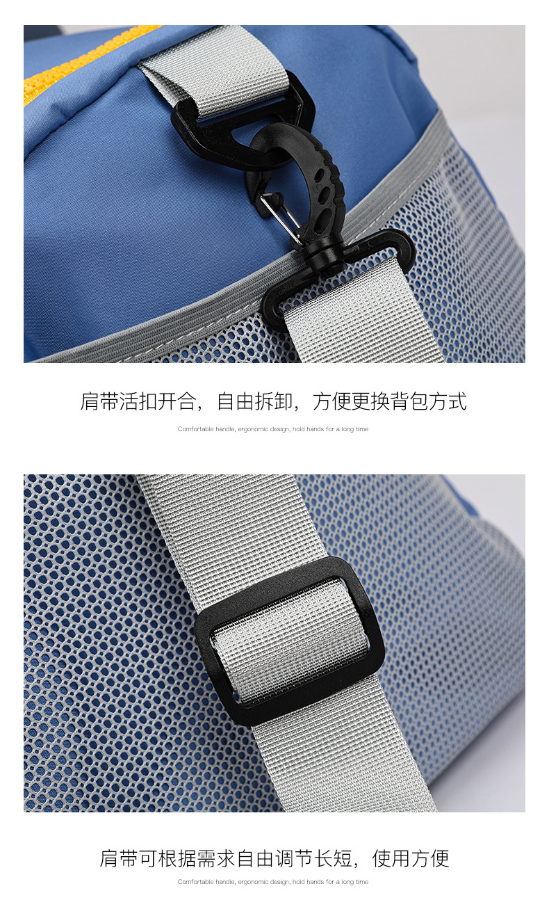 现货批发件多件优惠四种背法旅行包大容量短途行李袋运动健身包轻 24