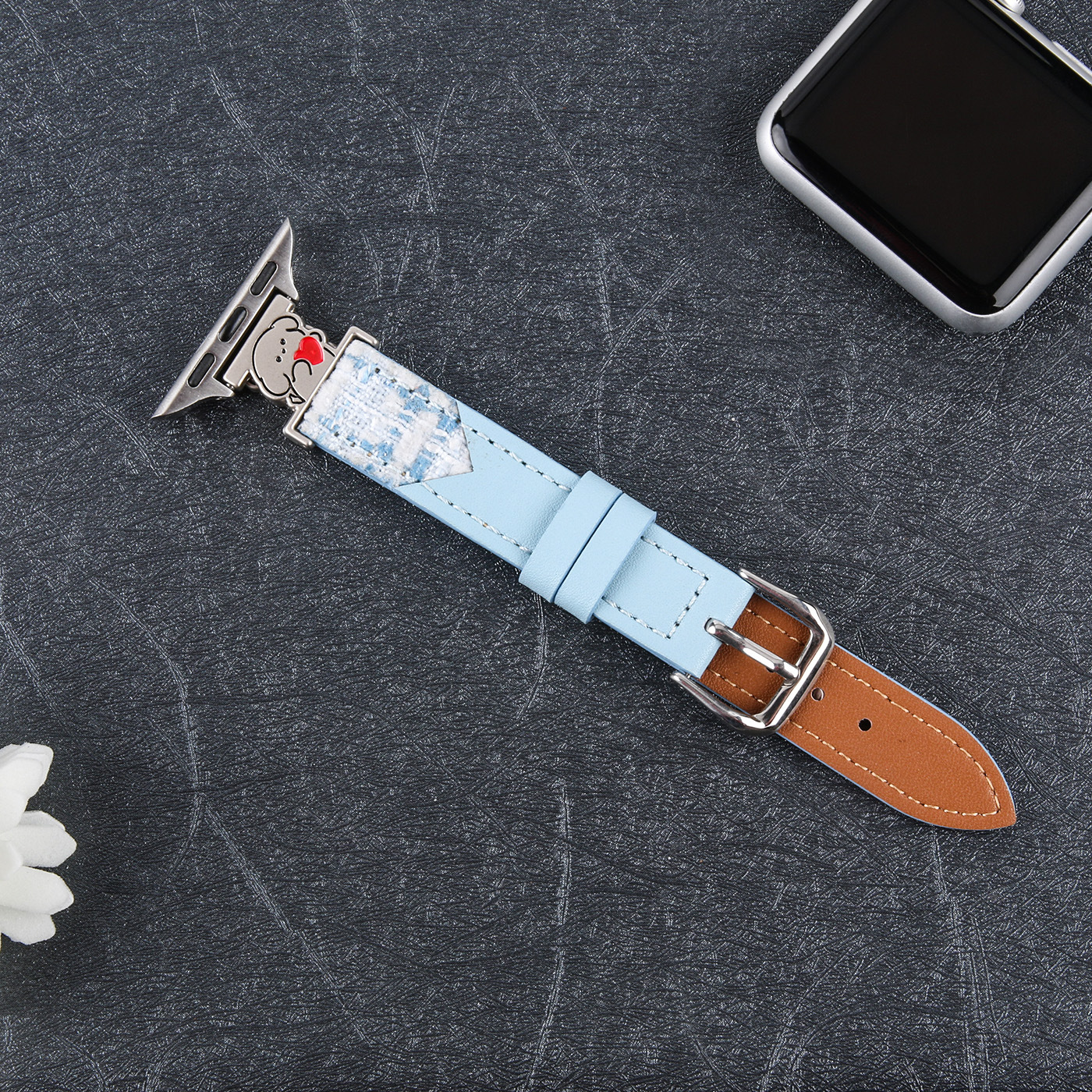 适用小米9/10手环表带华为gt6/fit4苹果iwatch11高级感手链式表带 13