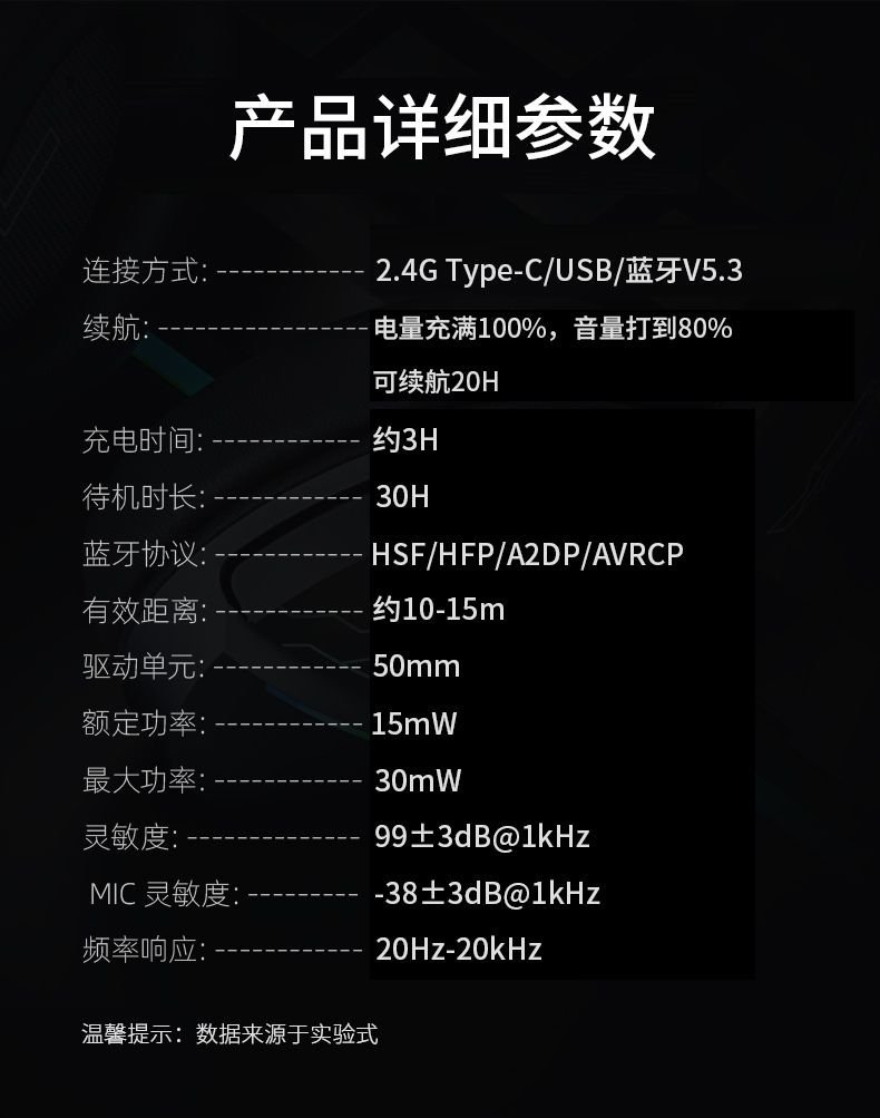 无线游戏蓝牙耳机头戴式降噪耳麦电脑笔记本专用电竞新款带麦2.4G 2