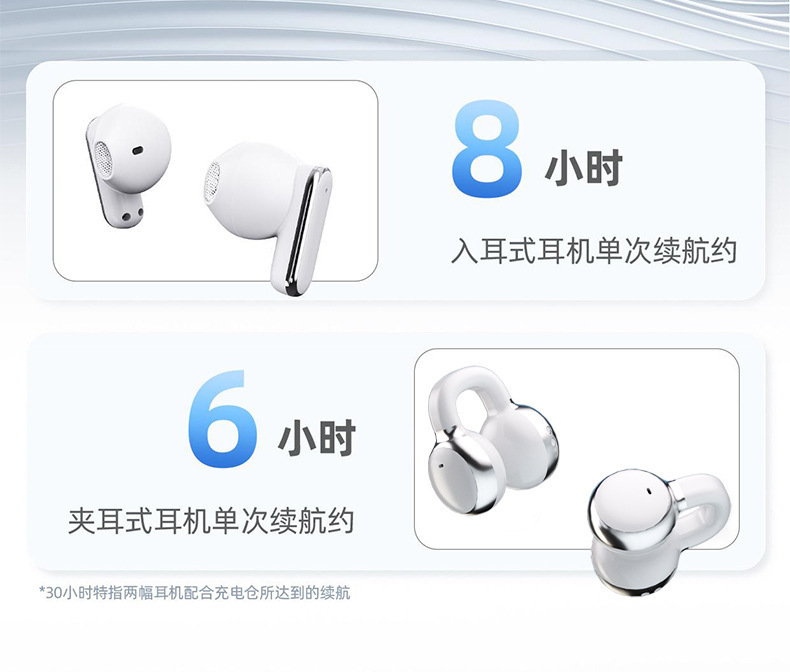 Q16蓝牙耳机两对二合一高音质无线降噪长续航运动情侣款高音质 16
