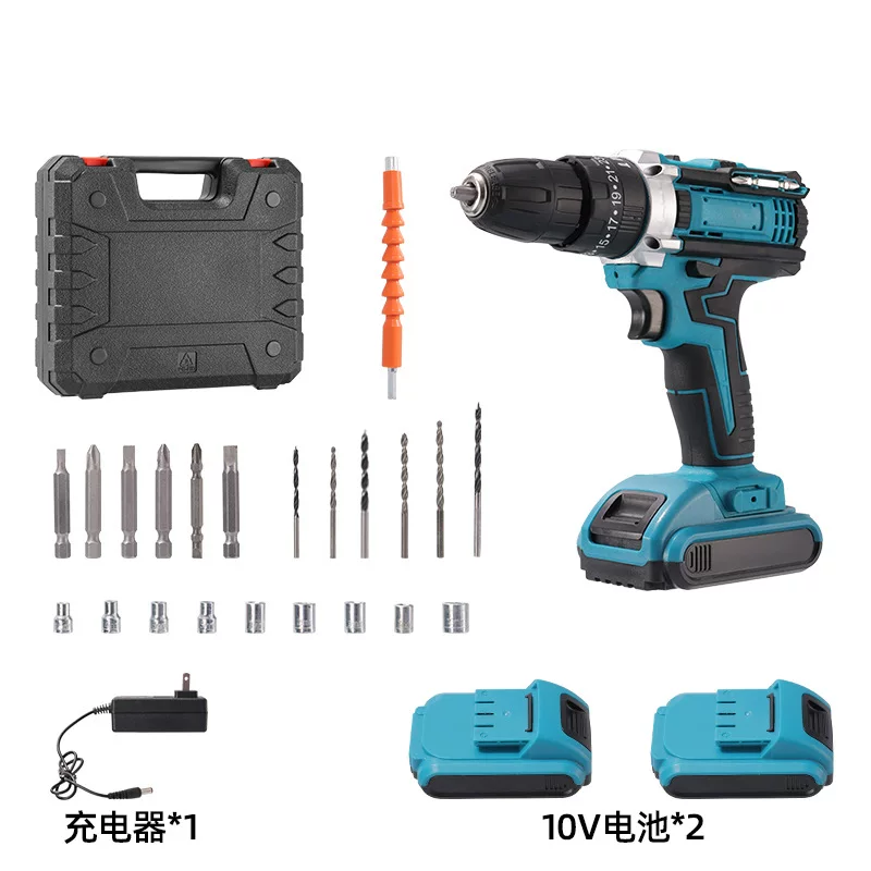 【110V美规台湾用】无线锂电充电式电钻拧螺丝家用小型电动工具