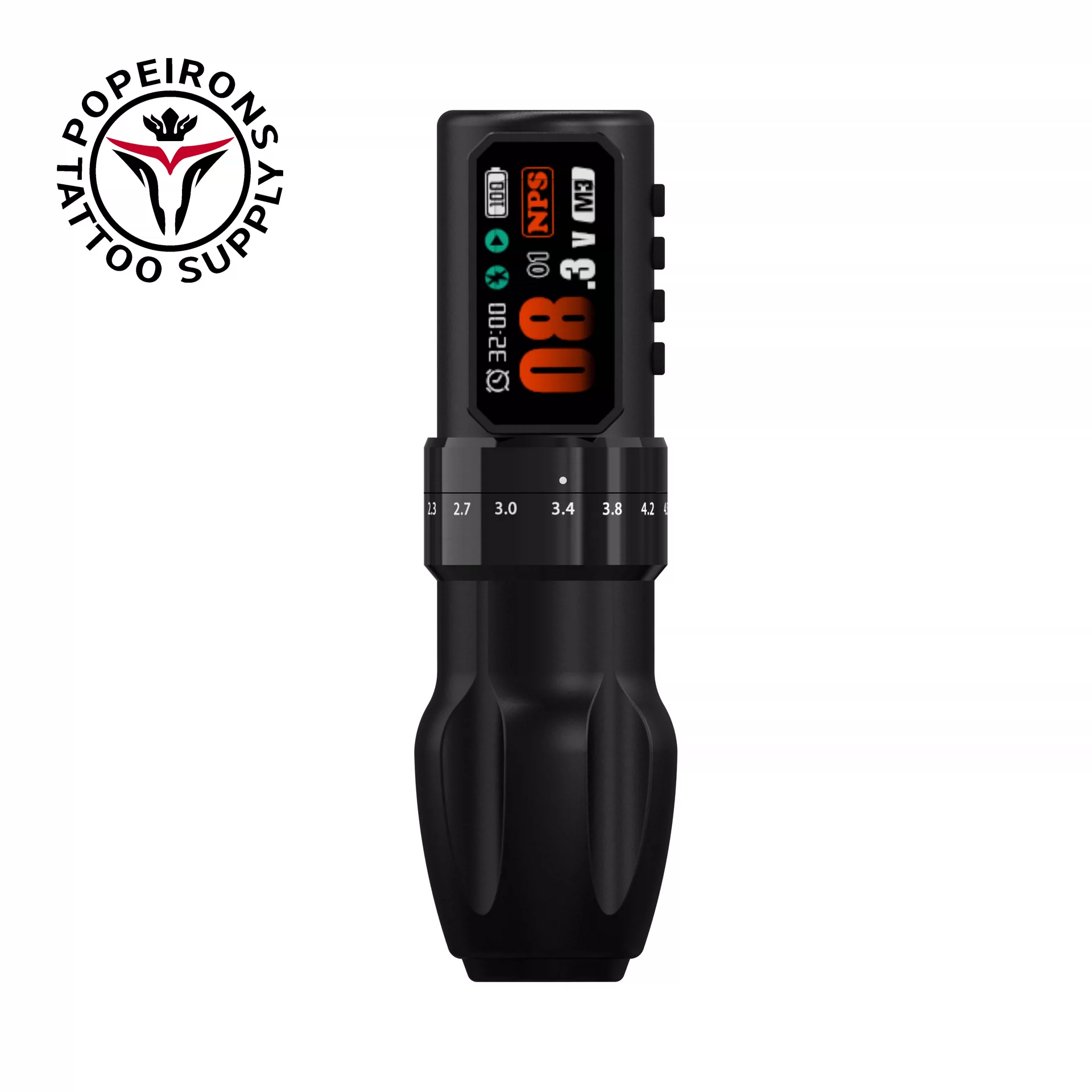 教凰Pro R Brave可调节行程彩屏无线纹身笔便携式纹身器材工具