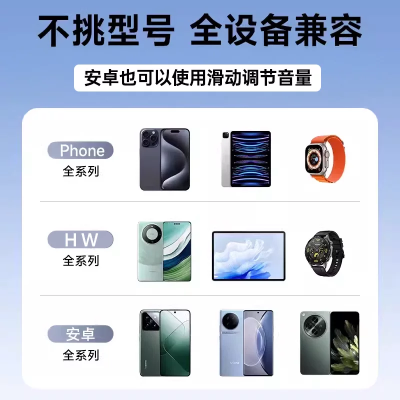 久戴不痛适用苹果17手机专用iphone16promax无线15/14/13蓝牙耳机