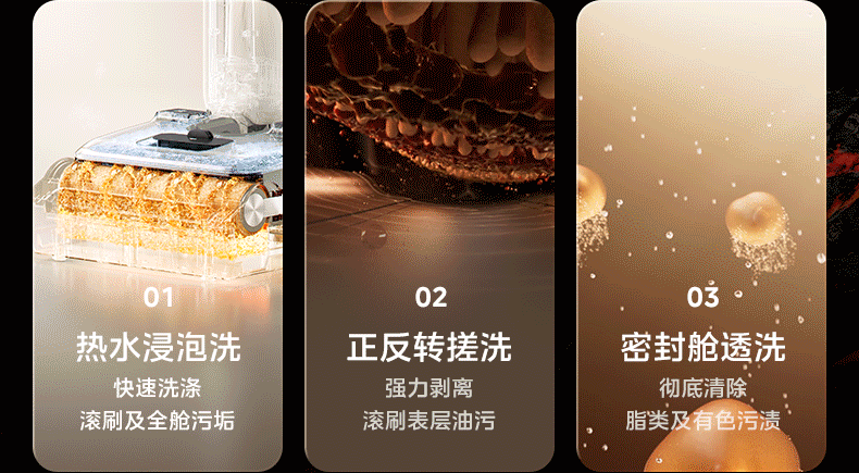 【旗舰爆款】美的洗地机家用S60 Pro吸拖一体0缠躺平自清洁拖地机 31