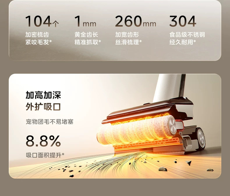 【旗舰爆款】美的洗地机家用S60 Pro吸拖一体0缠躺平自清洁拖地机 22