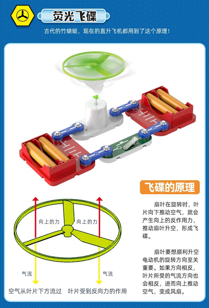 电子积木儿童电路玩具科学物理拼装益智实验线路套装男孩生日礼物 10