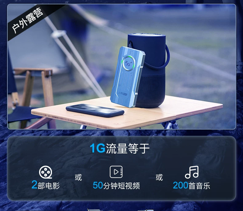上赞SZ50Airturbo 5G无线移动随身WiFi新款移动电信双5G路由器无线网络全国通用车载新款随身WiFi 10