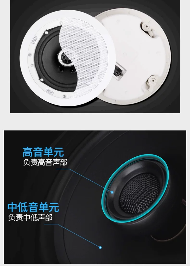 先科吸顶式5.1家庭影院音响套装电视蓝牙家用客厅吊顶嵌入音箱 17
