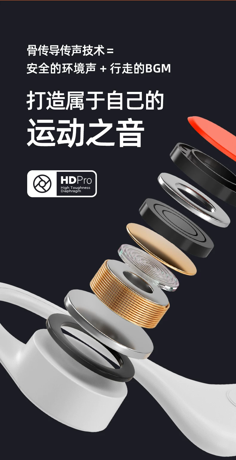 奢音X6pro游泳骨传导蓝牙耳机专业用无线不入耳运动跑步水下防水 15