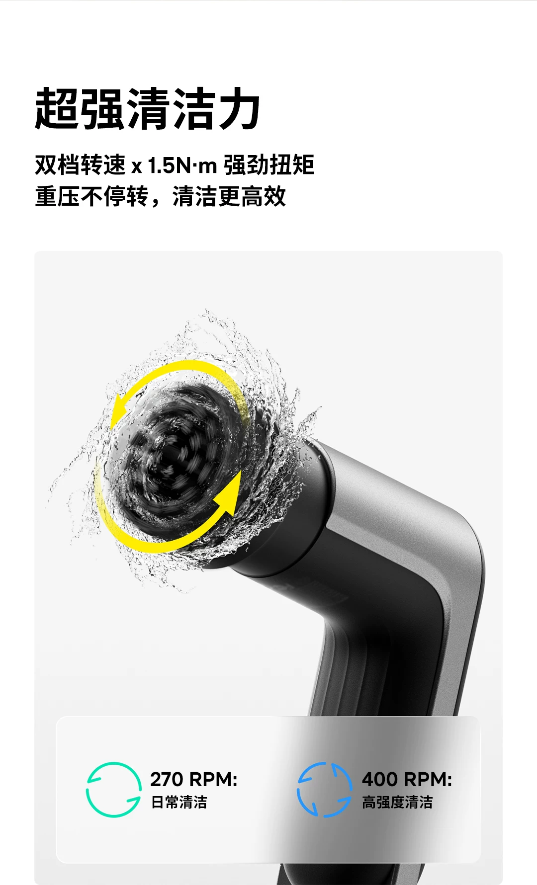 HOTO小猴电动清洁刷多功能家用无线轻便厨房防水去污刷锅洗碗神器 4