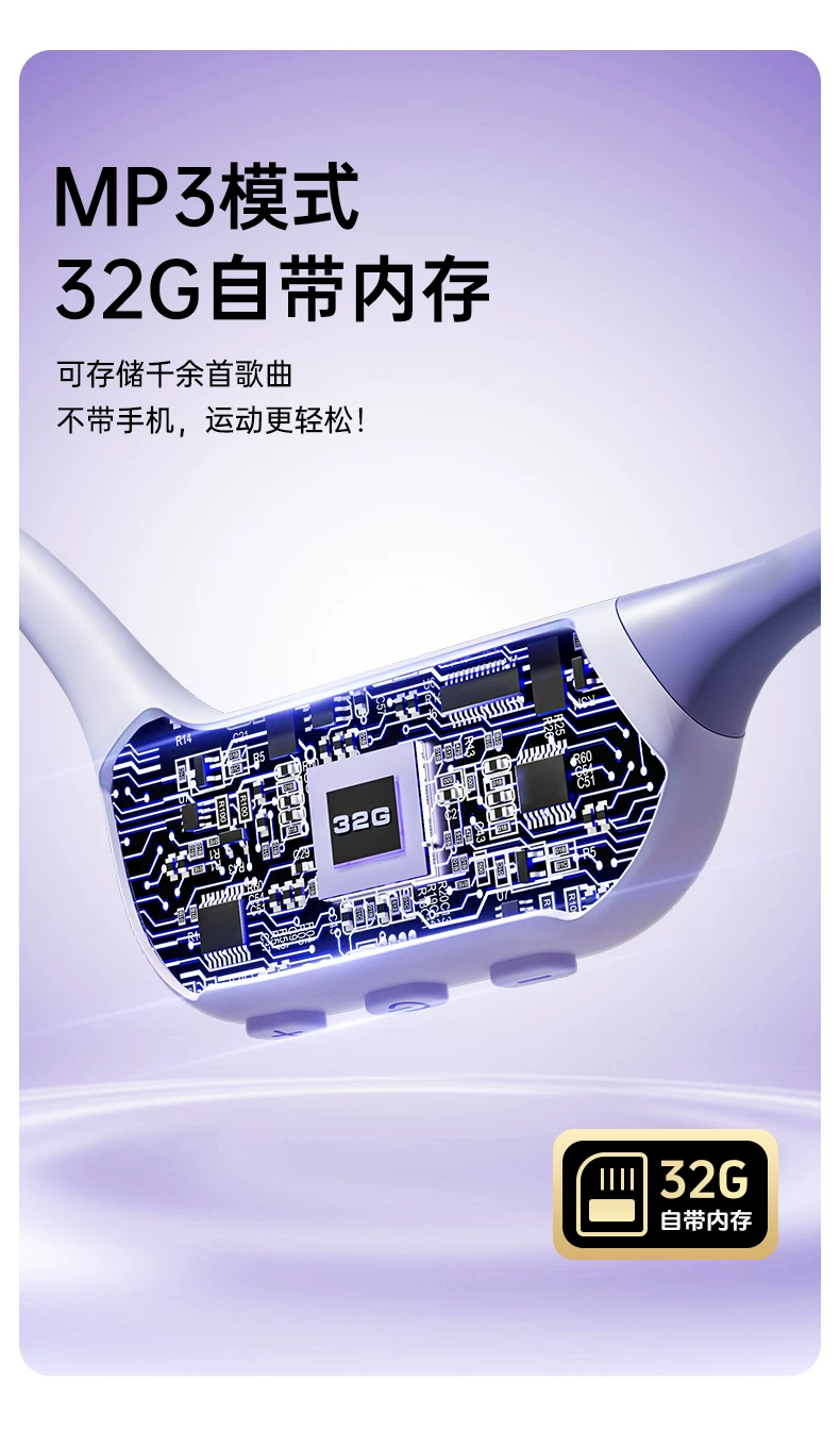 园世Beta2 Pro骨传导游泳耳机防水专业水下专用无线运动开放蓝牙 16