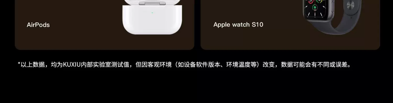 KUXIU2.2认证MagSafe三合一无线充电器25W快充适用iPhone17苹果16手机watch手表 AirPods Pro耳机便携迷你 22