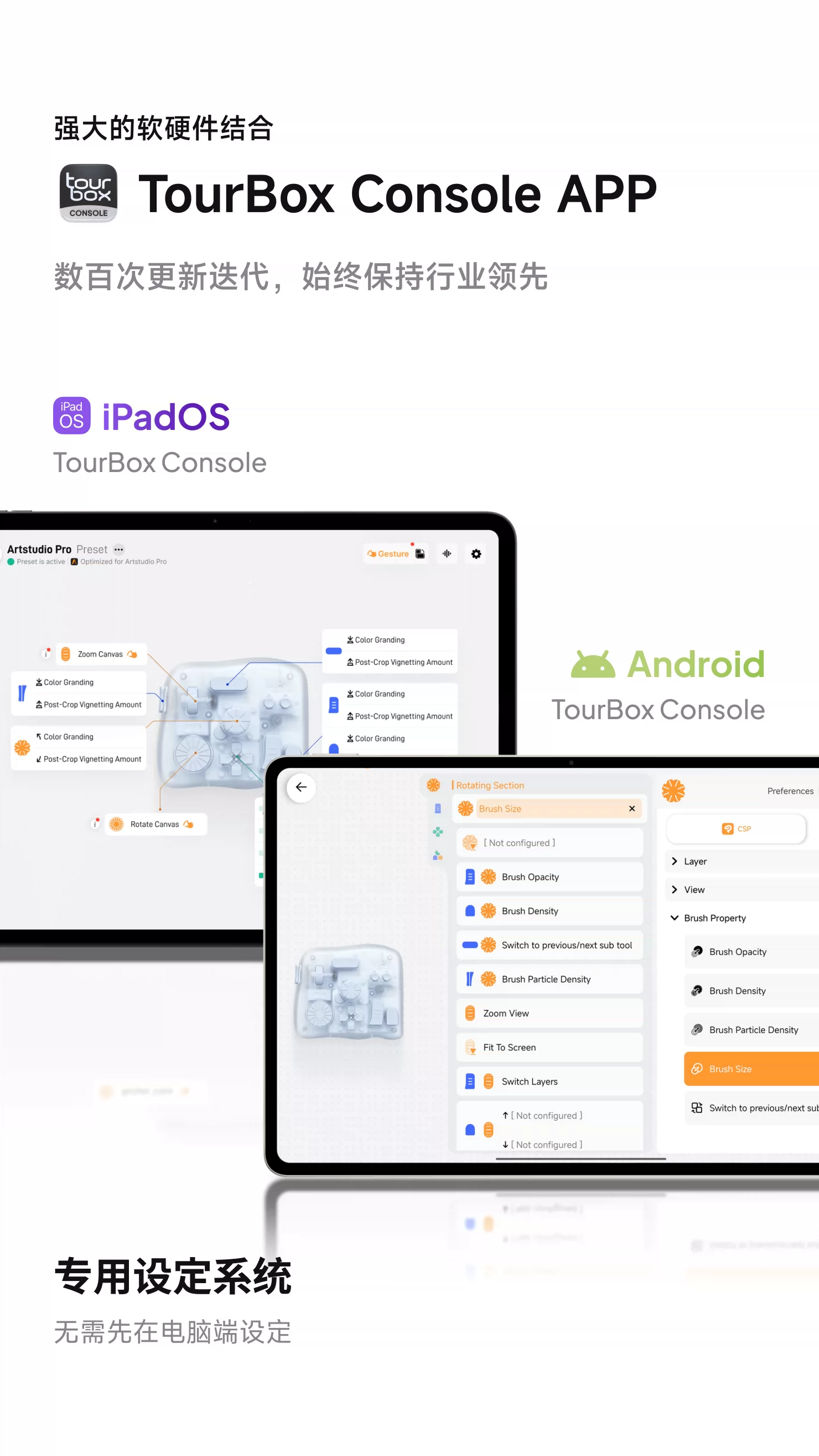 TourBox Elite Plus极境自定义无线iPad绘图剪辑小键盘Procreate 6