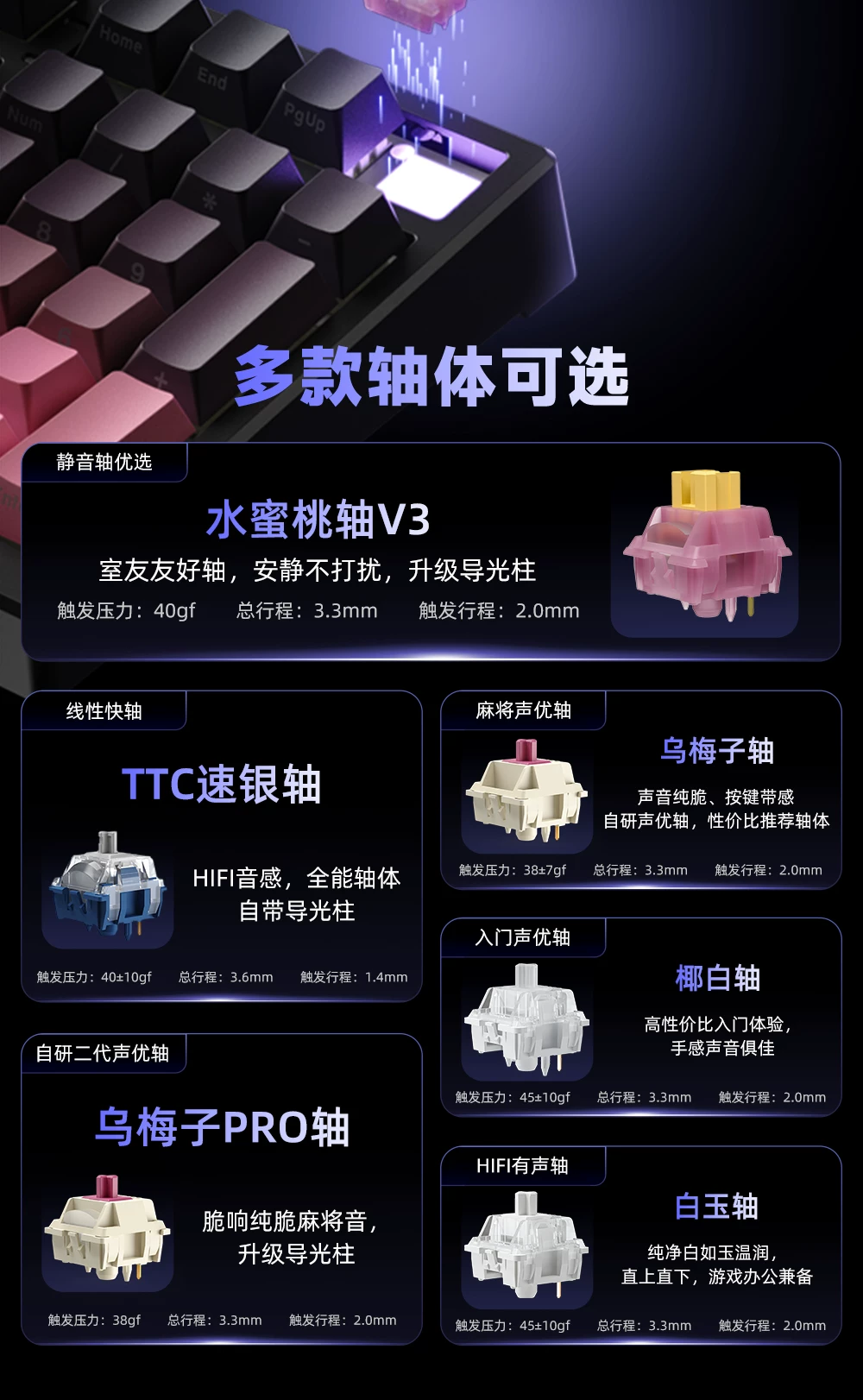 新盟X98ProV2三模无线机械键盘蓝牙2.4G客制化全键热插拔RGB电竞 14