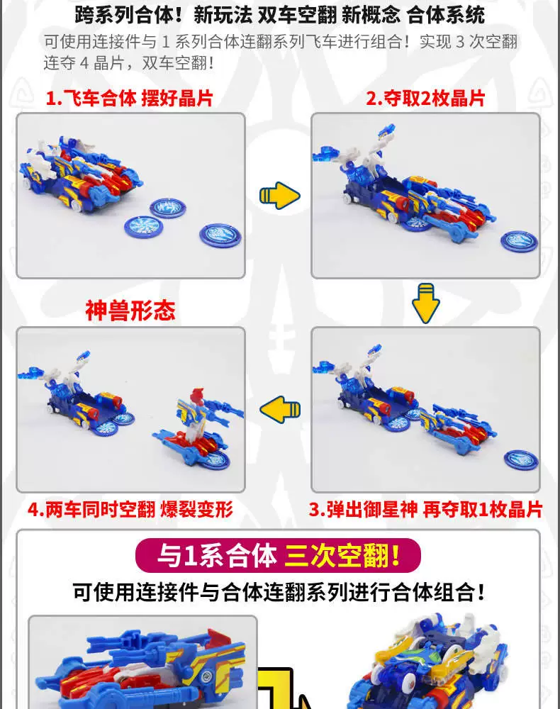 奥迪双钻爆裂飞车3变形合体儿童男孩玩具炼狱御星神无尽火疾影风 3