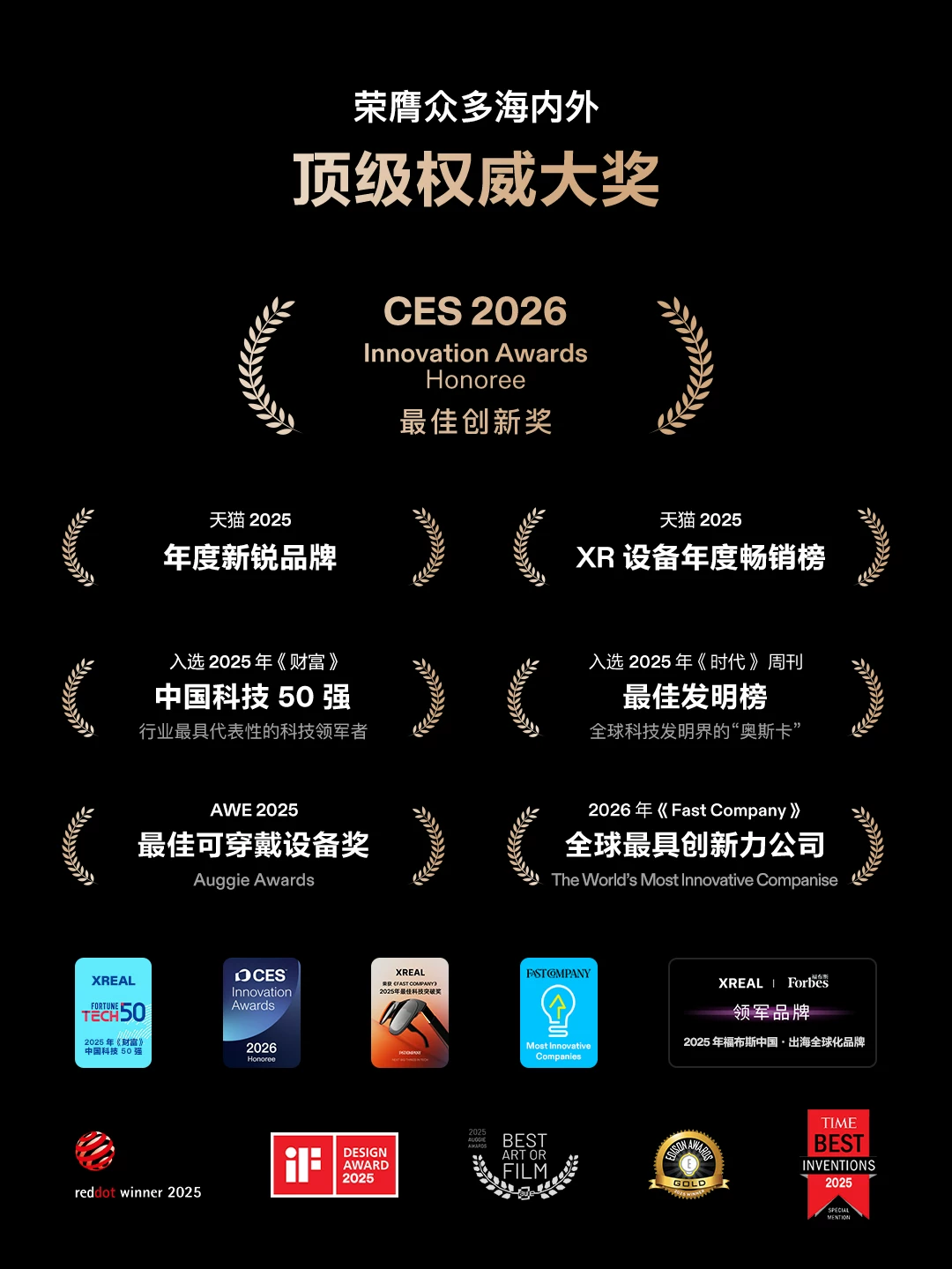 XREAL One Pro智能AR眼镜 原生3DoF空间悬停 X Prism新一代光机 ar智能眼镜便携眼镜 非VRAi眼镜 6