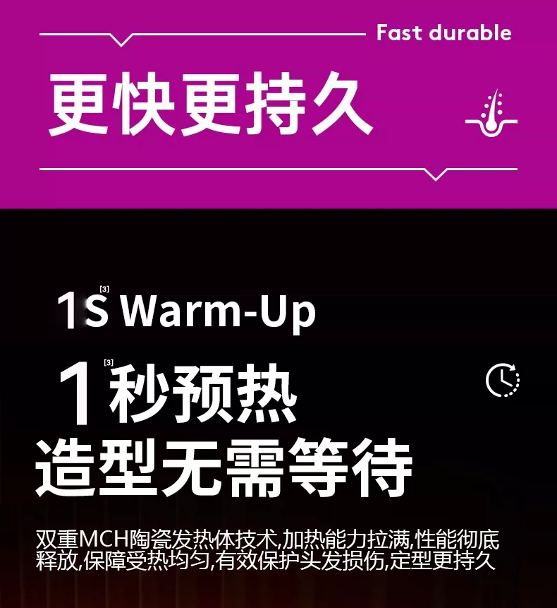 无线直发梳负离子不伤发便携两用电梳子新款卷发棒高颅顶蓬松神器 47