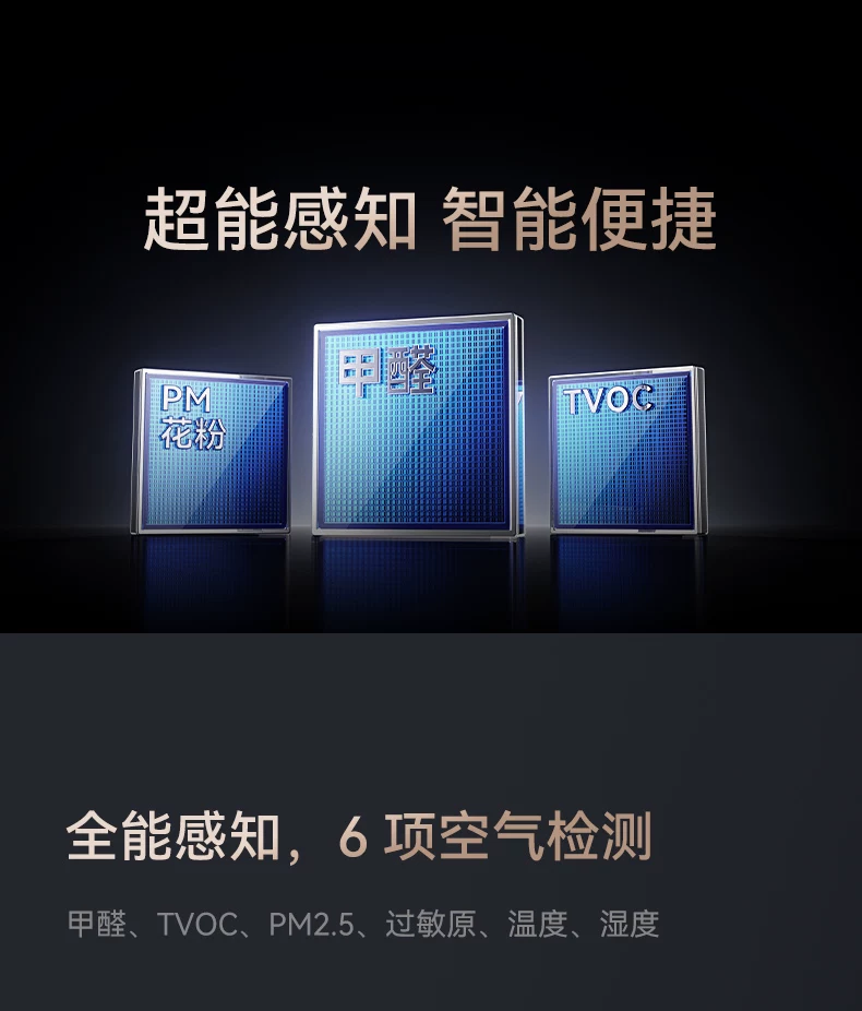 鸿蒙智选 720空气净化器家用除甲醛烟味3i3Pro3S支持华为智慧生活 26