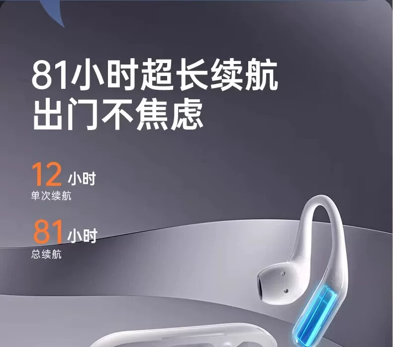 苹果专用不入耳蓝牙耳机适用16pro无线15max耳夹式14无线跑步运动 31