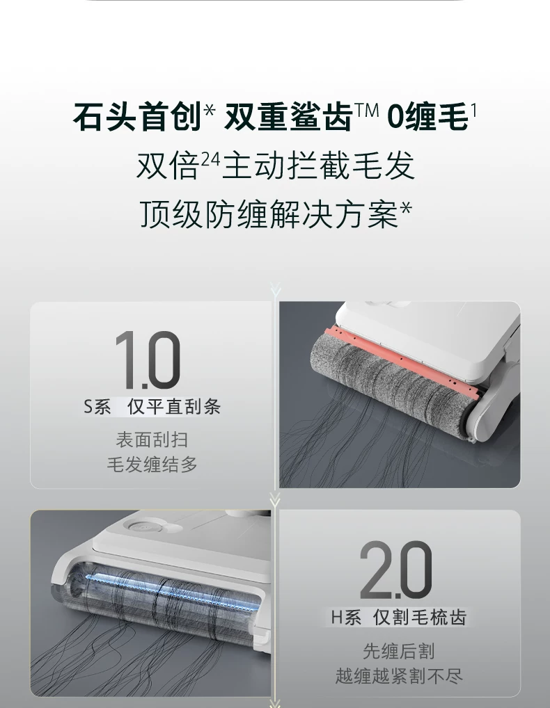 石头智能洗地机A30Pro2.0/Steam2.0/Ultra家用吸拖地一体0缠躺平 20