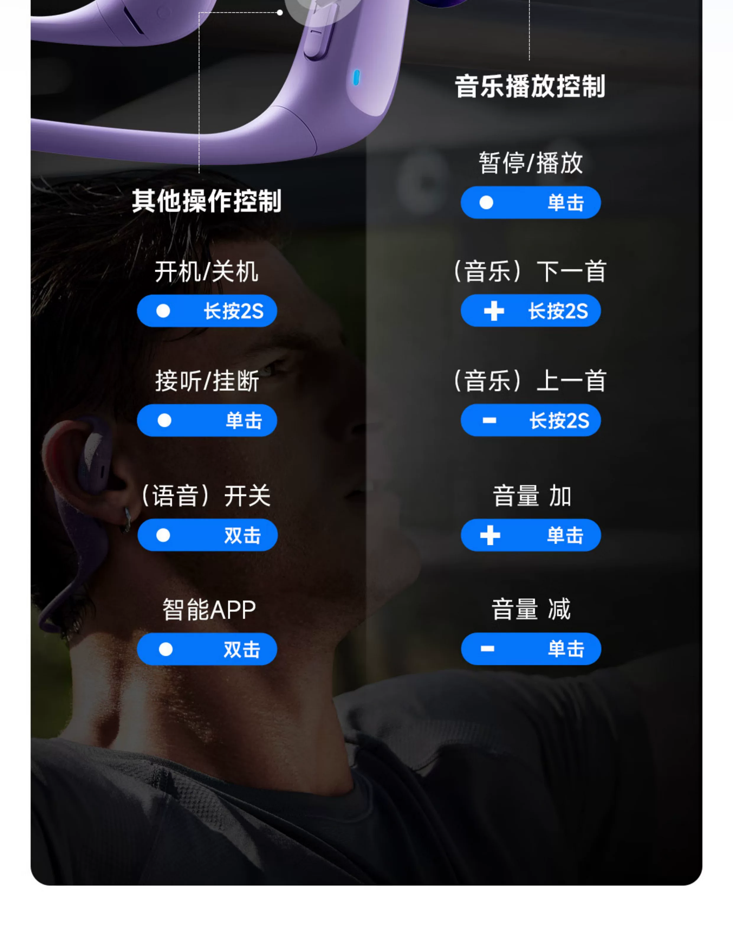 JBL PACE无线蓝牙运动型跑步挂耳式水下专用游泳耳机防水专业新款 26