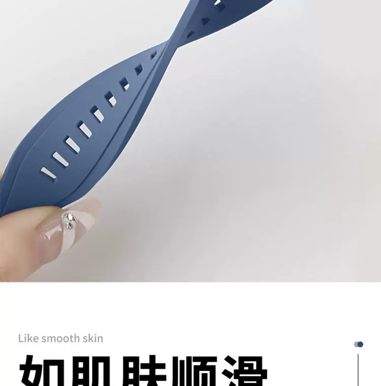 华为GT6/gt5氟橡胶手表带男运动Watch34Pro新款按压式原装表带22 7