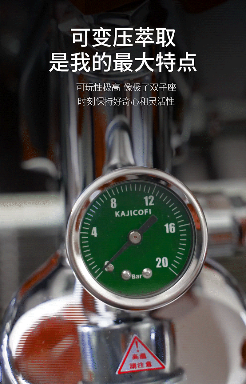 咖际V7半自动专业家商两用咖啡机意式浓缩美式变压打奶泡萃取一体 18