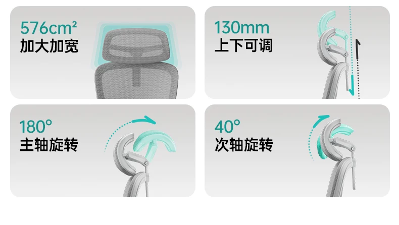 黑白调P2Pro二代人体工学椅电竞椅电脑椅家用久坐办公椅学习椅 43