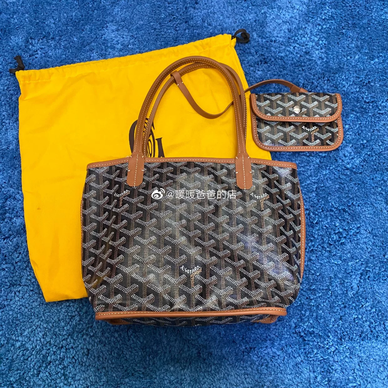 现货 Goyard 戈雅双面迷你 mini tote购物袋手提包 15