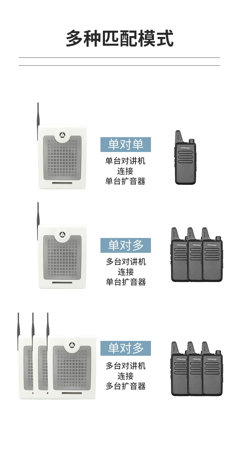 厨房餐厅学校饭店车间无线对讲机扩音器音箱柜台喊话扬声双向喇叭 2