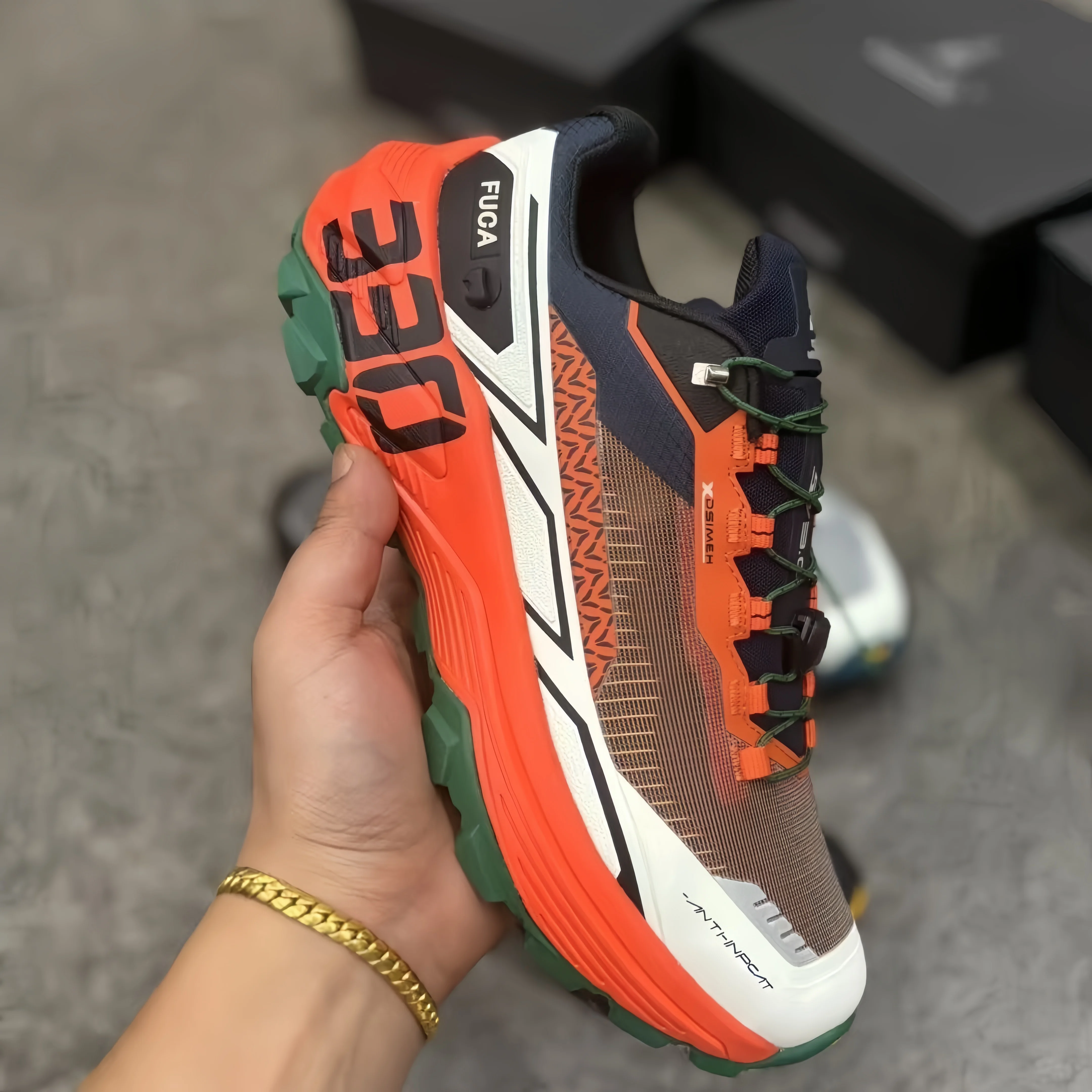 凯乐S太阳石FUGA男鞋EX3大坡王越野跑鞋EX330户外登山徒步运动女 5