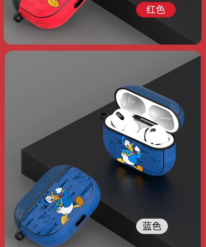 迪士尼米奇airpods3代保护壳适用苹果airpodspro2代套无线蓝牙airpods2耳机壳2代硅胶3卡通可爱ins潮皮小众 16