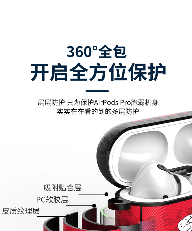 迪士尼米奇airpods3代保护壳适用苹果airpodspro2代套无线蓝牙airpods2耳机壳2代硅胶3卡通可爱ins潮皮小众 3
