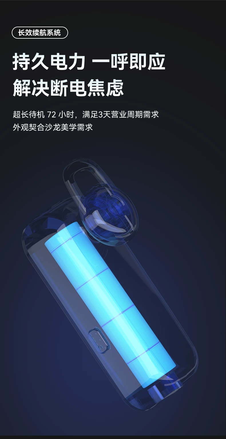 2026新款迷你耳挂式对讲机餐饮饭店酒店专用无线耳麦一体机对讲器 17