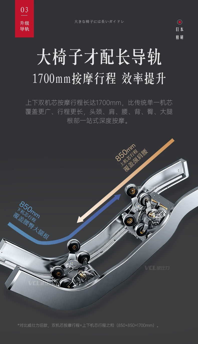 2026新款日本VCL威仕力8810pro按摩椅双机芯高端豪华睡眠仓太空舱 30