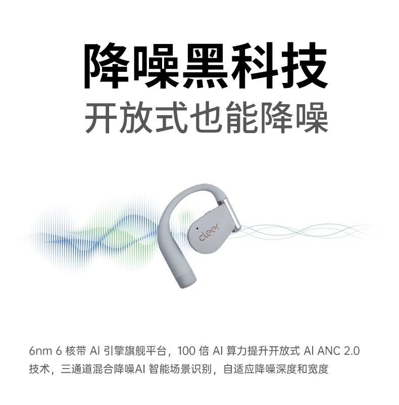 【主动降噪】Cleer ARC5系列开放式无线蓝牙耳机运动跑步新款礼物 4