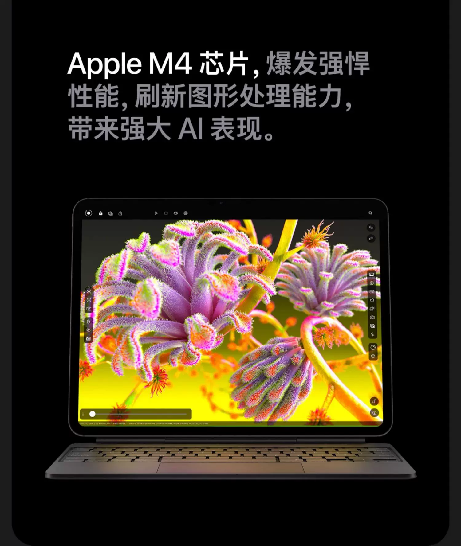 Apple/苹果 11 /13英寸 iPad Pro M4芯片 2024款 平板电脑 16