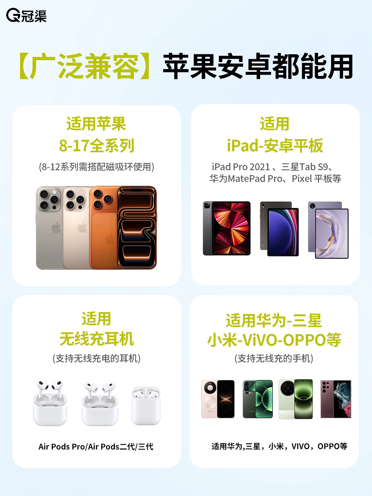 【qi2.2认证】冠渠支点无线充25W冰感适用苹果手机充电器折叠iPhone17Pro Max磁吸magsafe底座快充支架1.8米 4
