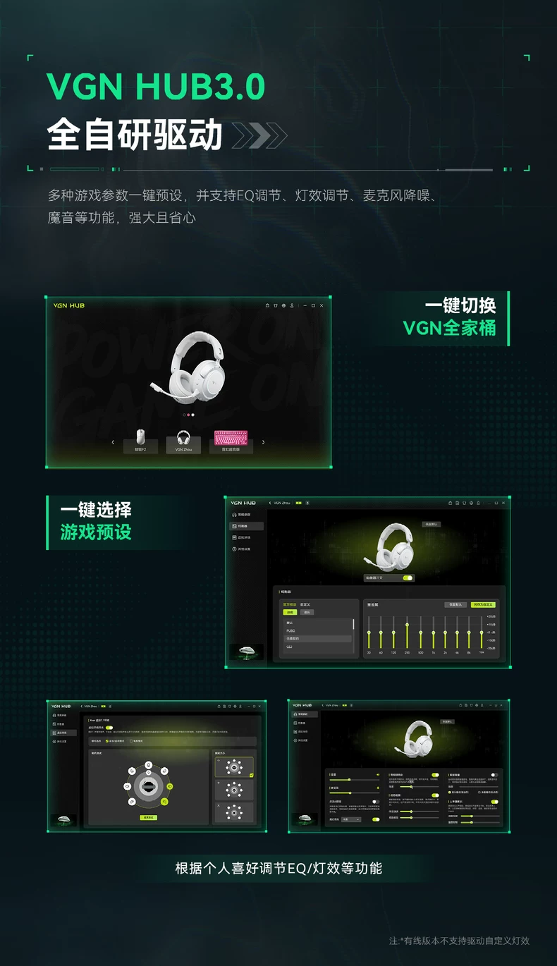VGN周听Pro Max【林树同款】头戴式电竞游戏耳机无线蓝牙听声辨位 27