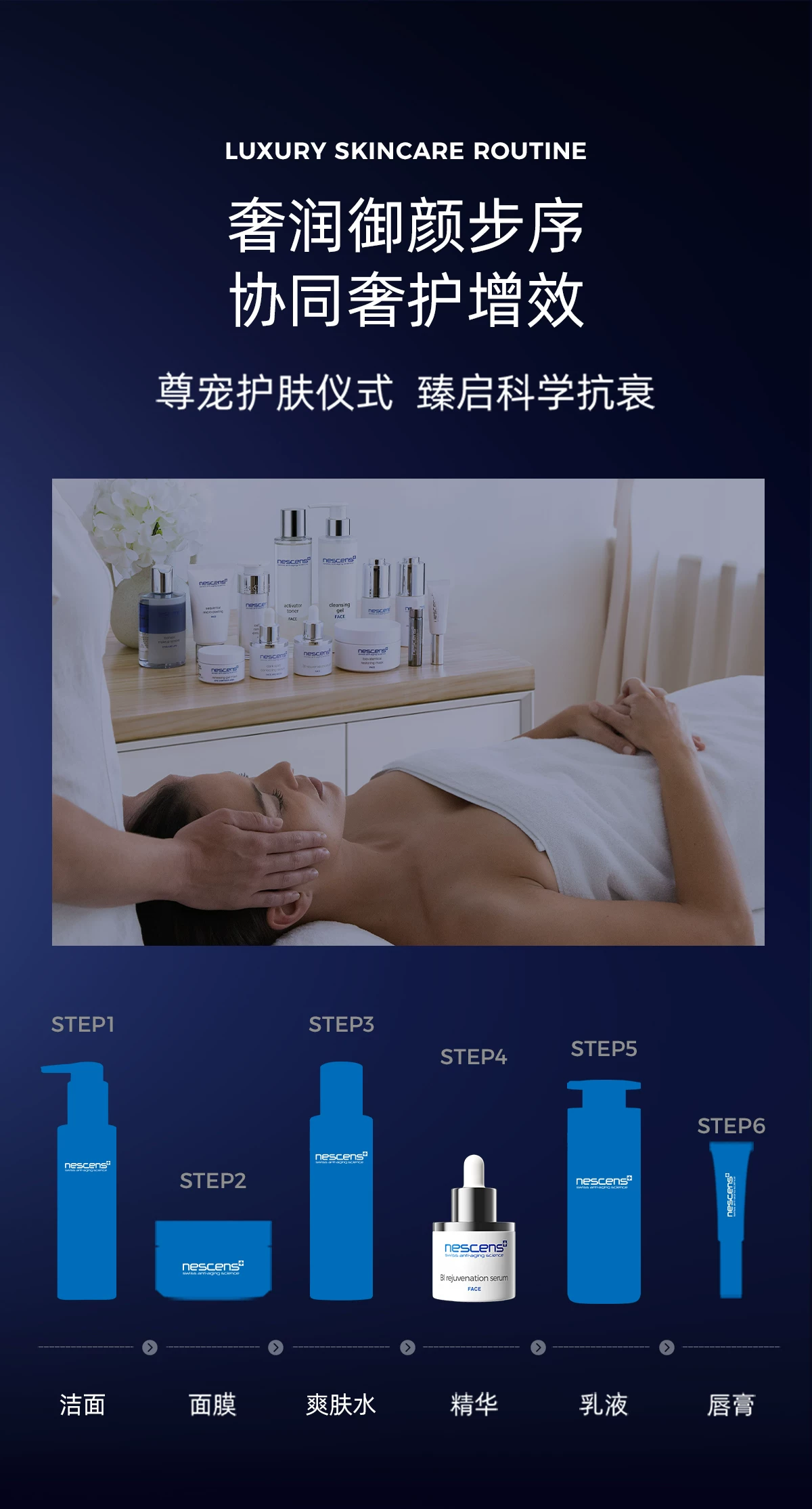 【瑞士奢定】nescens妮尚希BI精华液抗皱焕颜紧致滋养30ml2.0 25