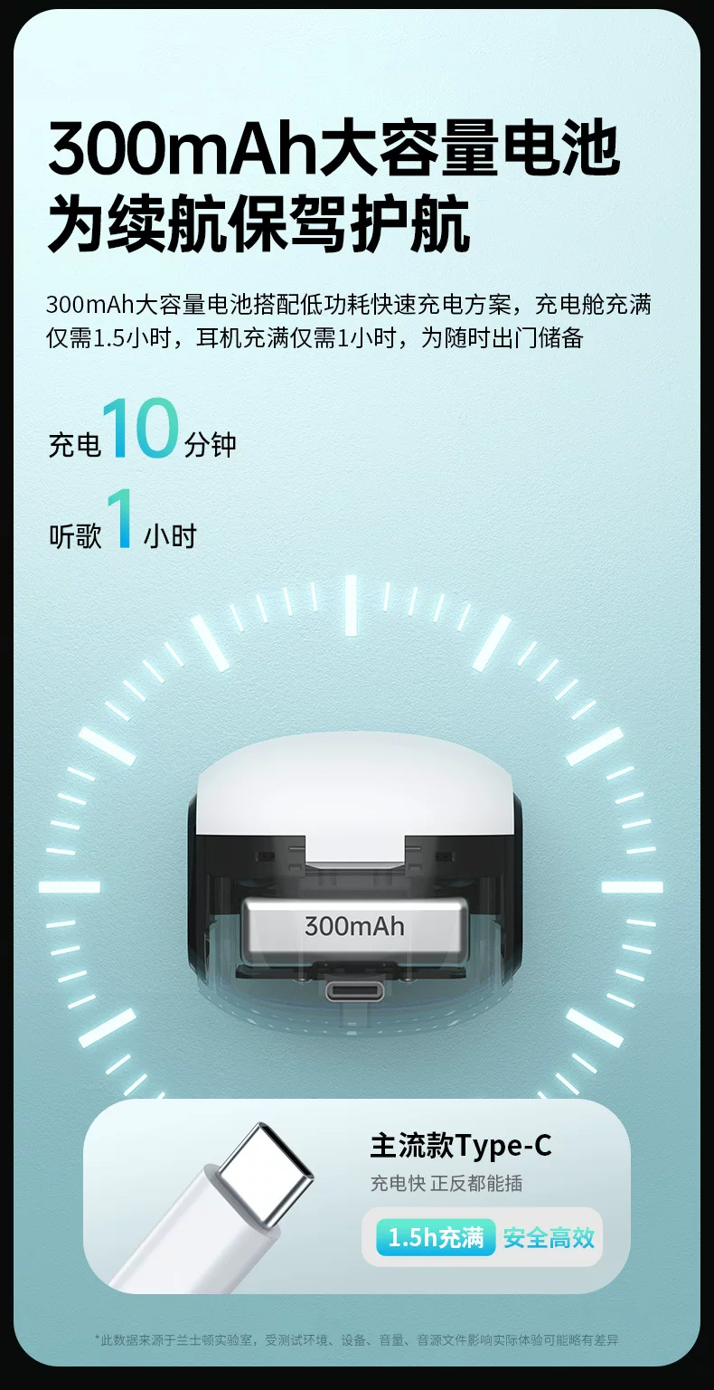 2026新款无线蓝牙耳机半入耳式电竞无延迟高音质降噪无线耳机 10