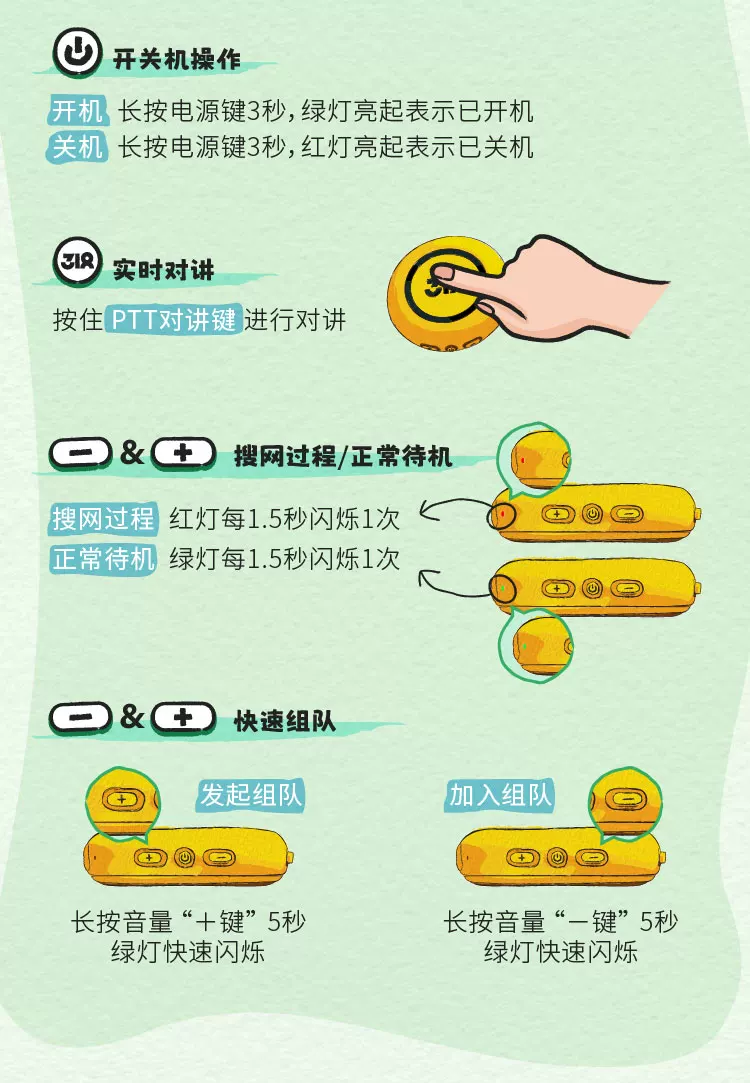 318儿童户外运动对讲机一对亲子AI机器人豆包智能5000公里滑雪 15