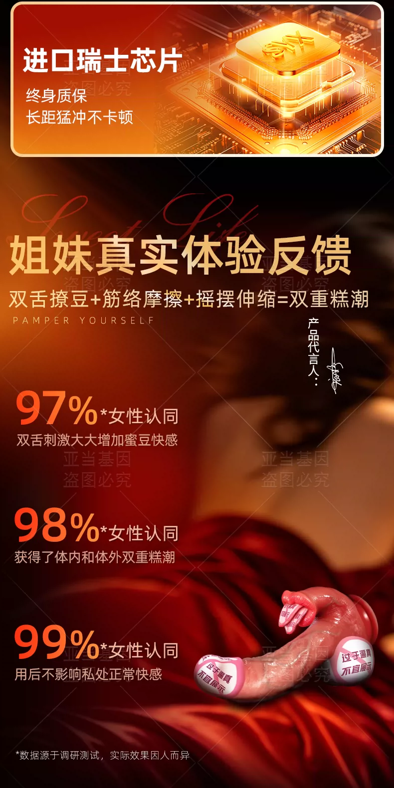 亚当基因假阳具自慰神器女用品情趣用品假阴茎成人玩具阴道快乐器 13