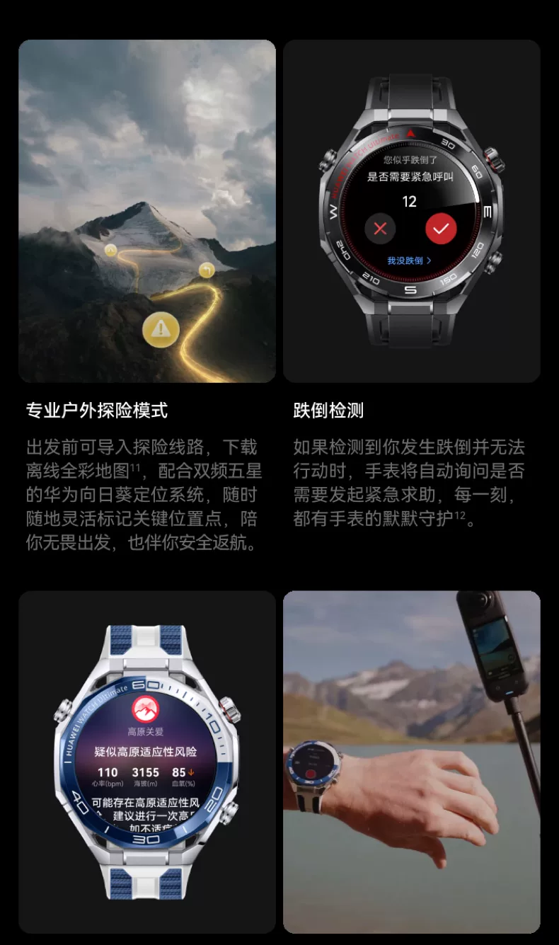【咨询再减1350！】华为手表WATCH Ultimate 2 非凡大师eSIM探索智能北斗卫星通信150米潜水海豚声呐新款旗舰 53