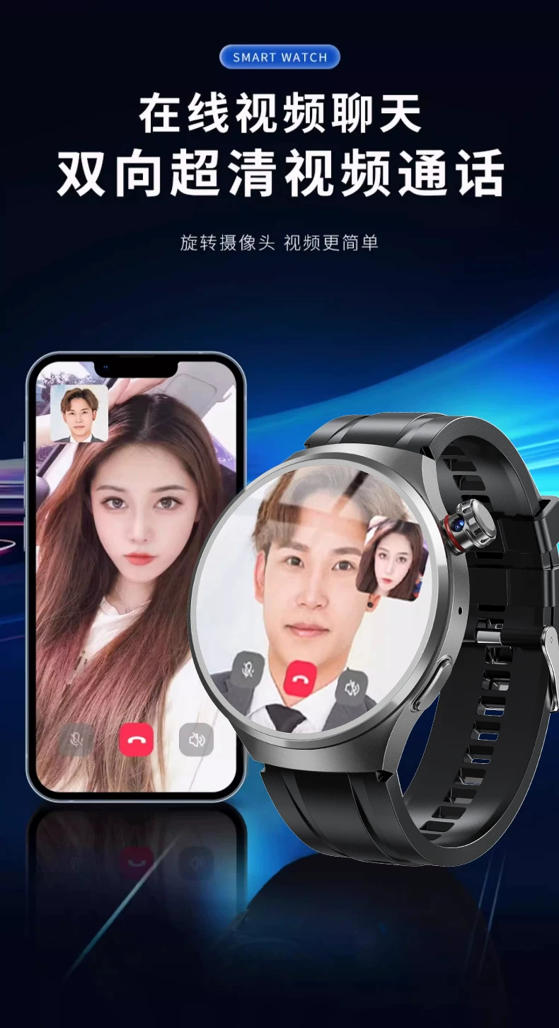 【官方正品·双系统】3D大屏华强北WATCH GT5 PRO智能电话手表5G可插卡下载APP男士女款运动学生初高中生专用 21