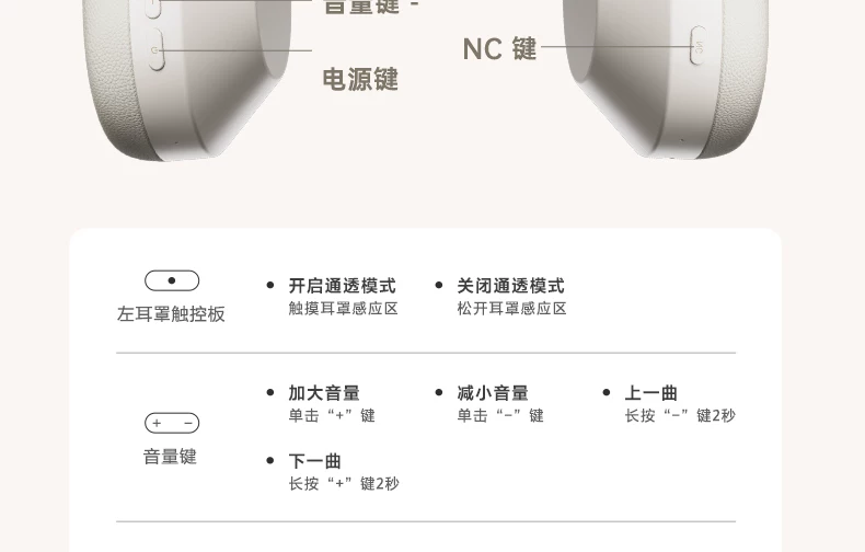 iKF Solo Pro头戴式耳机主动降噪anc无线蓝牙消噪长待机2026新款 50