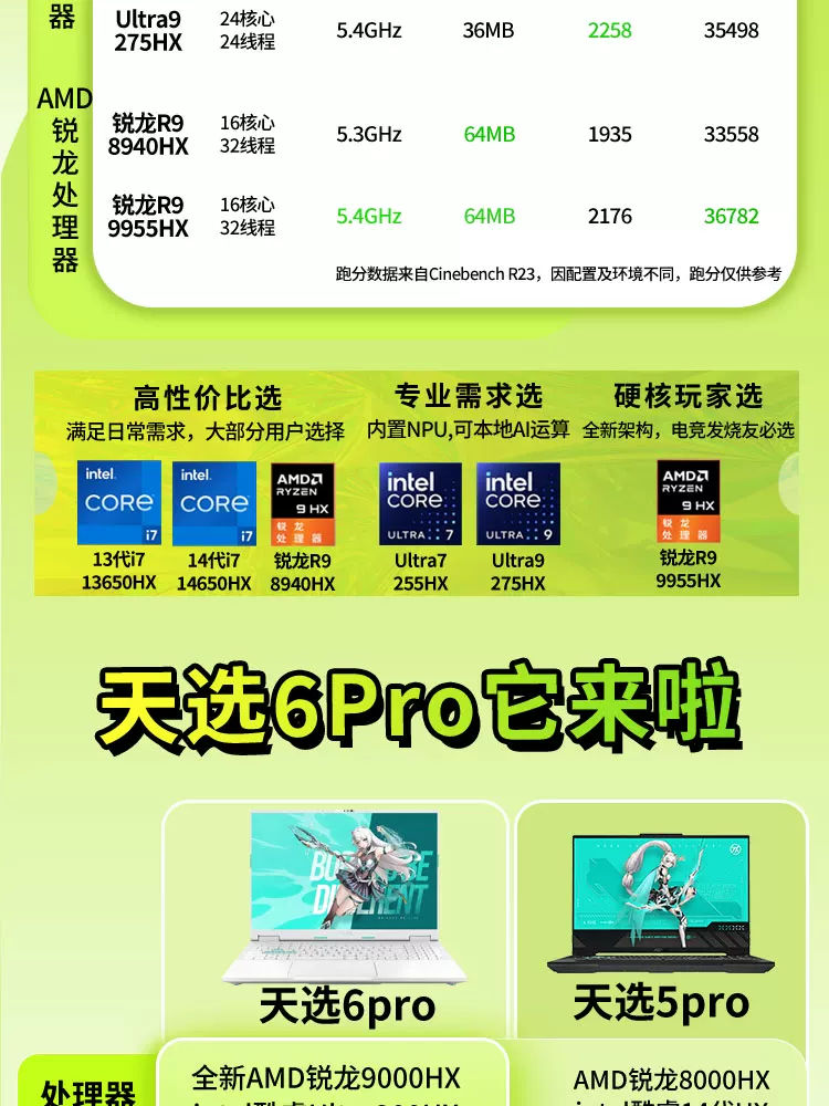 Asus/华硕天选6Pro新款酷睿满血5060天选5 Pro学生电竞游戏本电脑 6