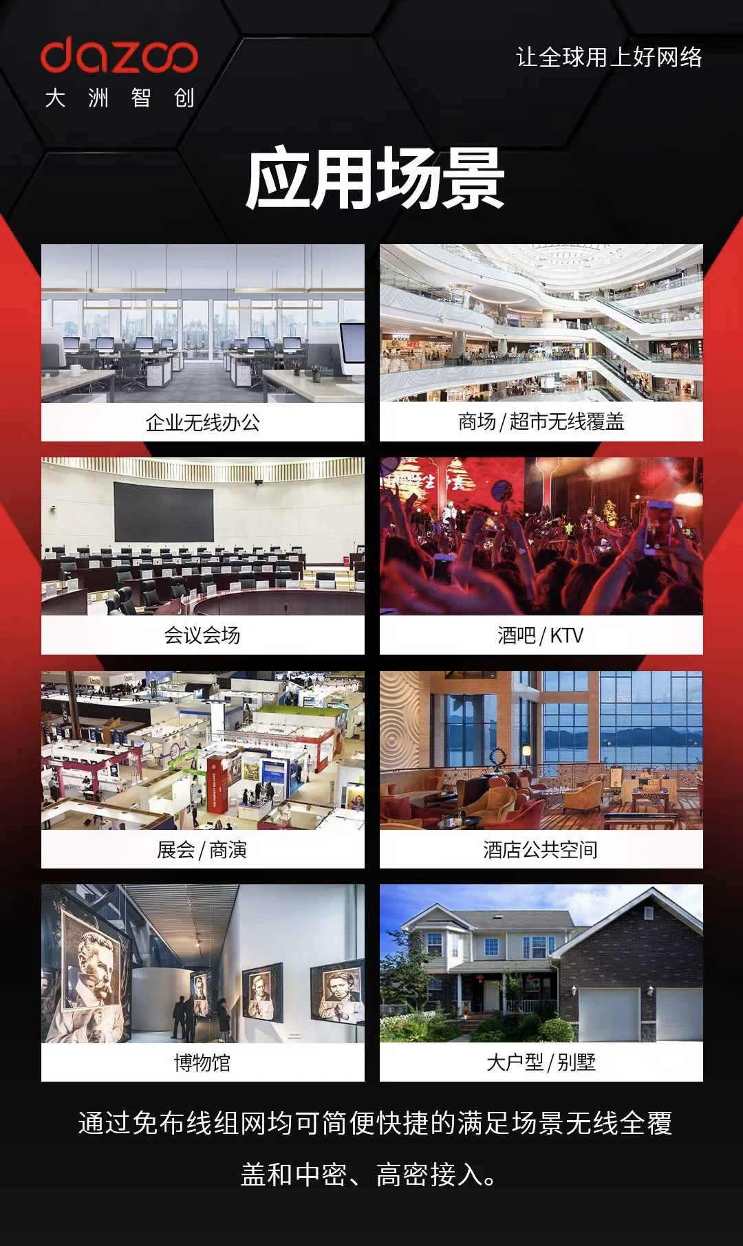 大洲X3 WiFi6 1800M企业级无线路由器，视频带机120台，覆盖500平 5