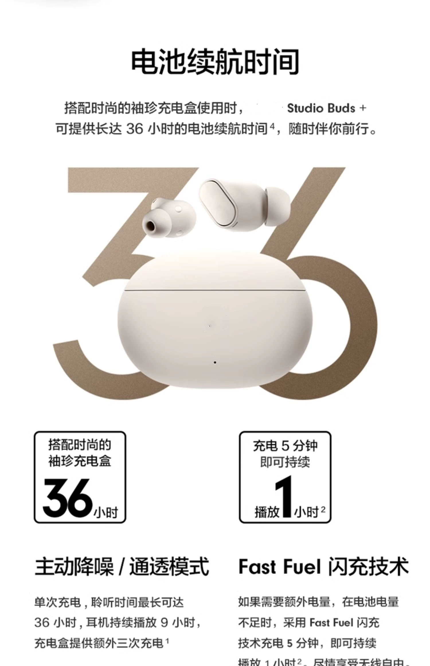 新款华强北Fit Pro真无线蓝牙耳机降噪入耳运动耳翼适用苹果魔音 14